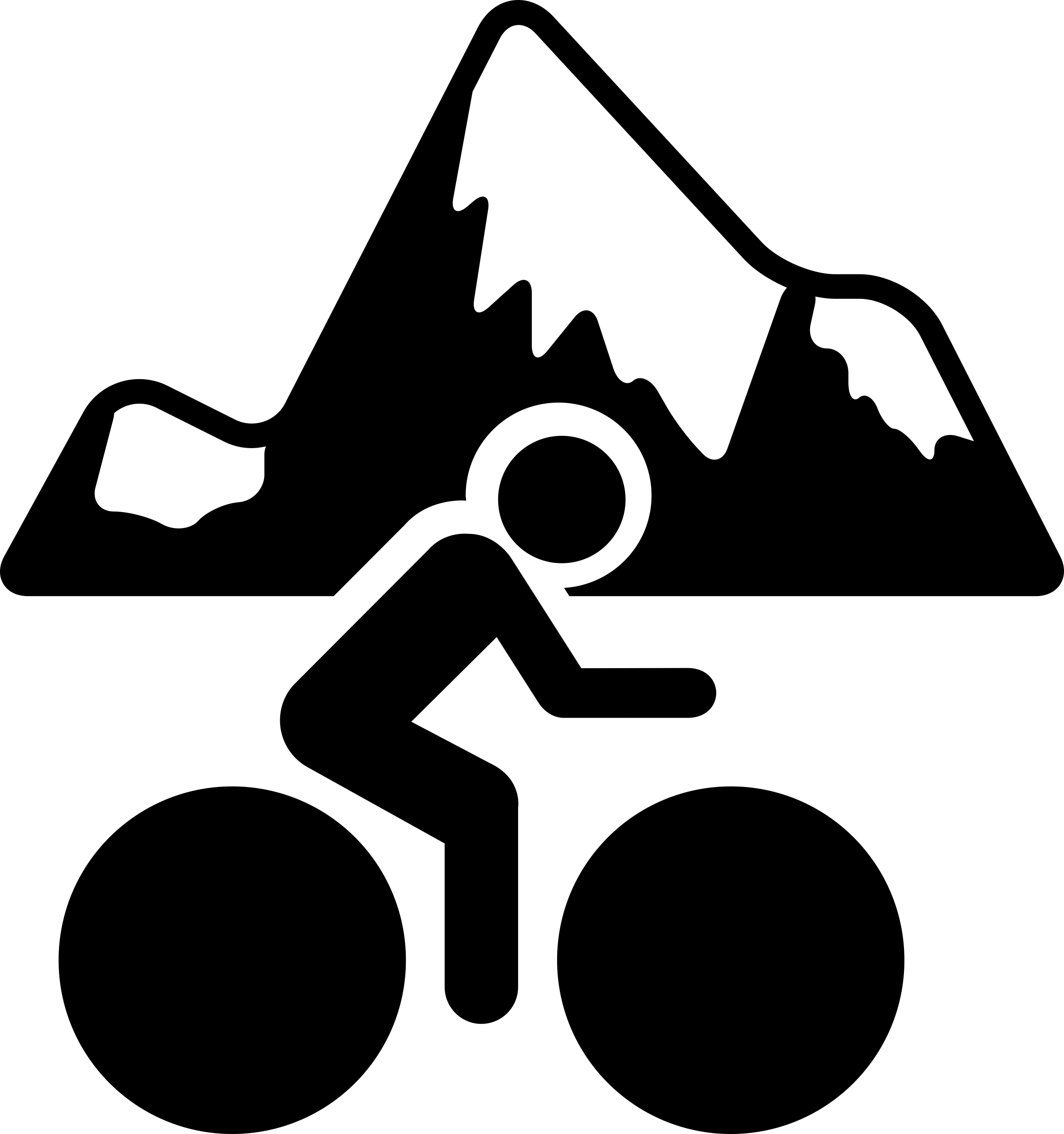 Mountain Cycling Sticker Outline Svg File Free Vectors